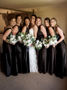 White & Sage Bridal Bouquet